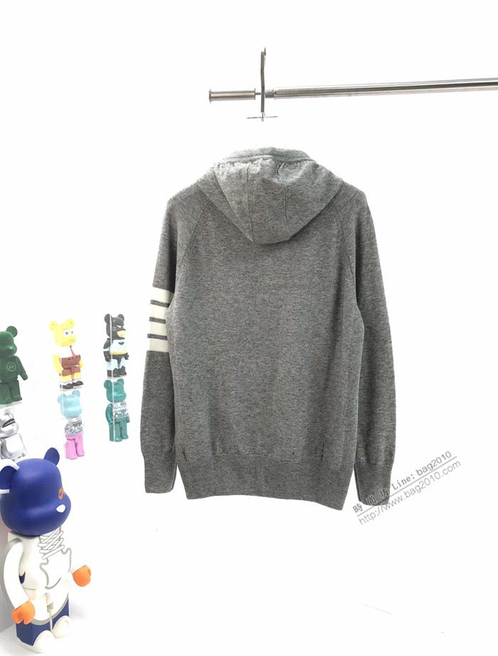 ThomBrowne男裝 TB秋冬新款高版本男女款外套 湯姆布朗經典四杠拉鏈毛衣  ydi3297